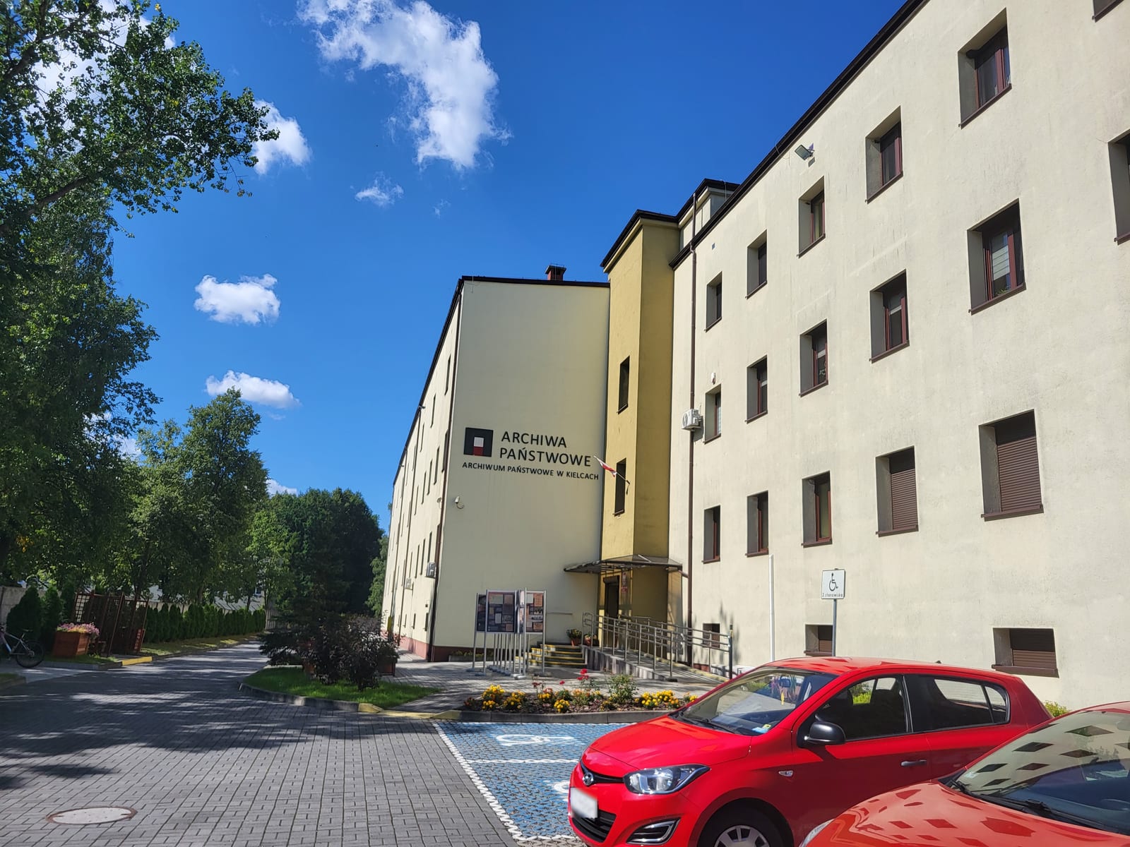 The building of the State Archive in Kielce.